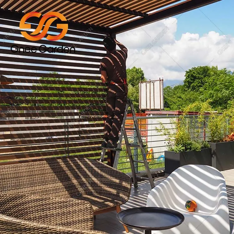 פרגולה חיצונית איכותית מפלדת קורטן