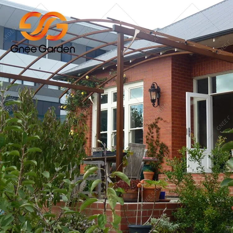 ביתן גן קורטן פלדת מתכת