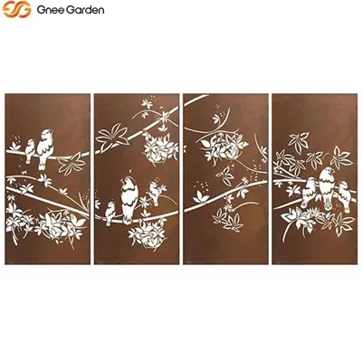 מסכי קורטן פלדה - עמידים ומסוגננים לפרטיות