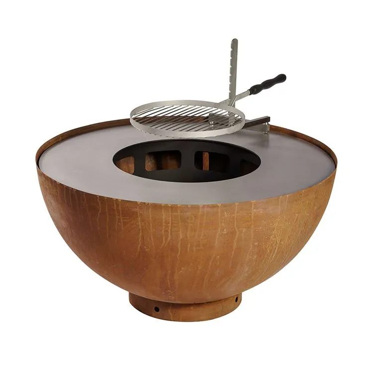 גריל ברביקיו מפלדת קורטן חלודה