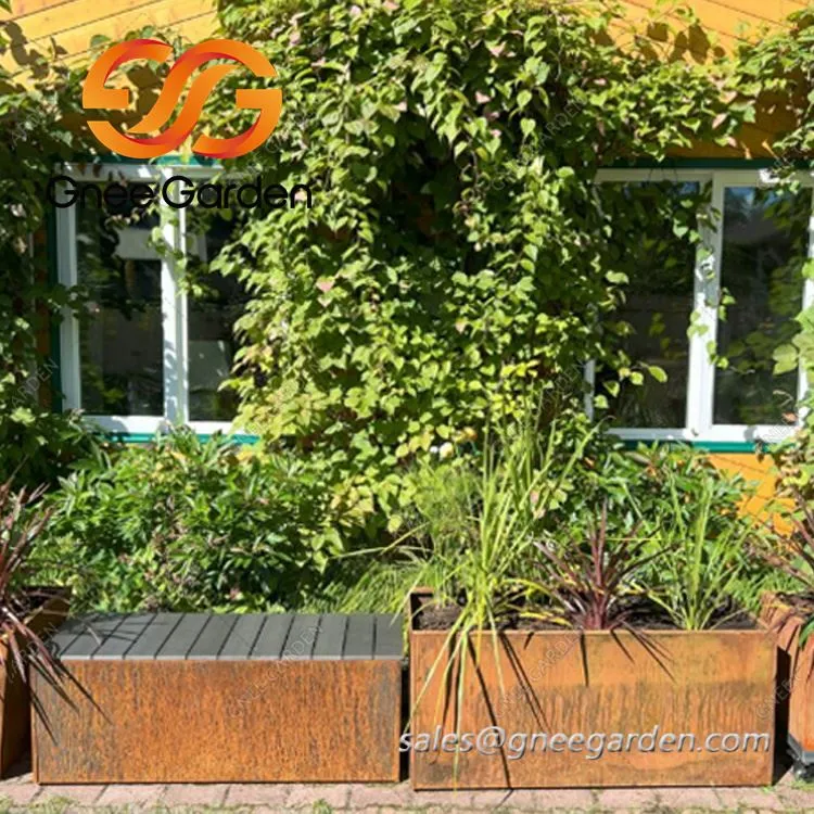 Weathering Steel Street Furniture